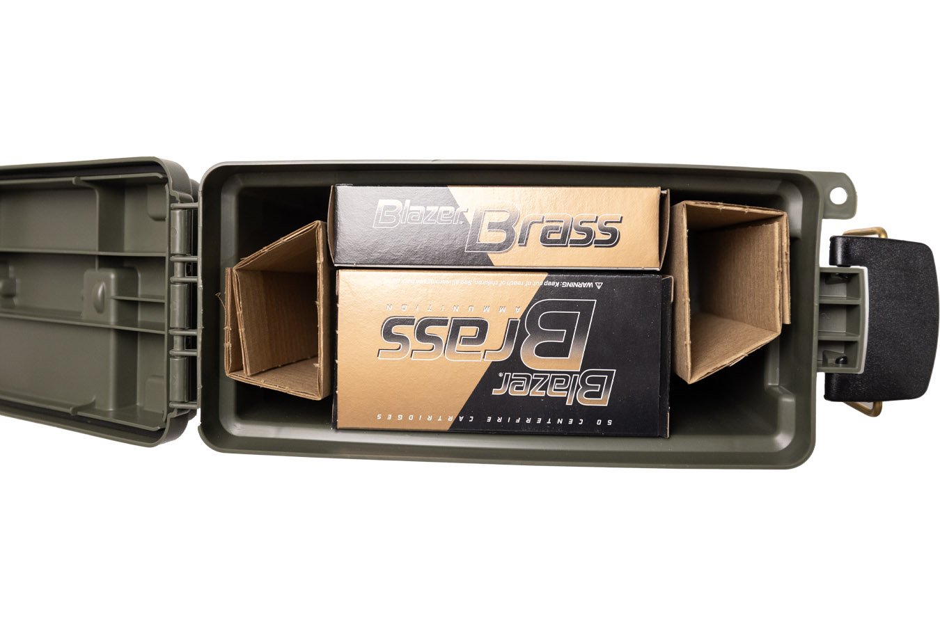 CCI AMMUNITION 40 S&W 180 GR FMJ Blazer Brass Police Trade Ammo 250 Rounds in Ammo Can